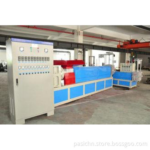PE / PP / PET Plastic Granules Making Machine With Force Fe